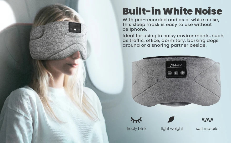 Masque de Sommeil Bluetooth