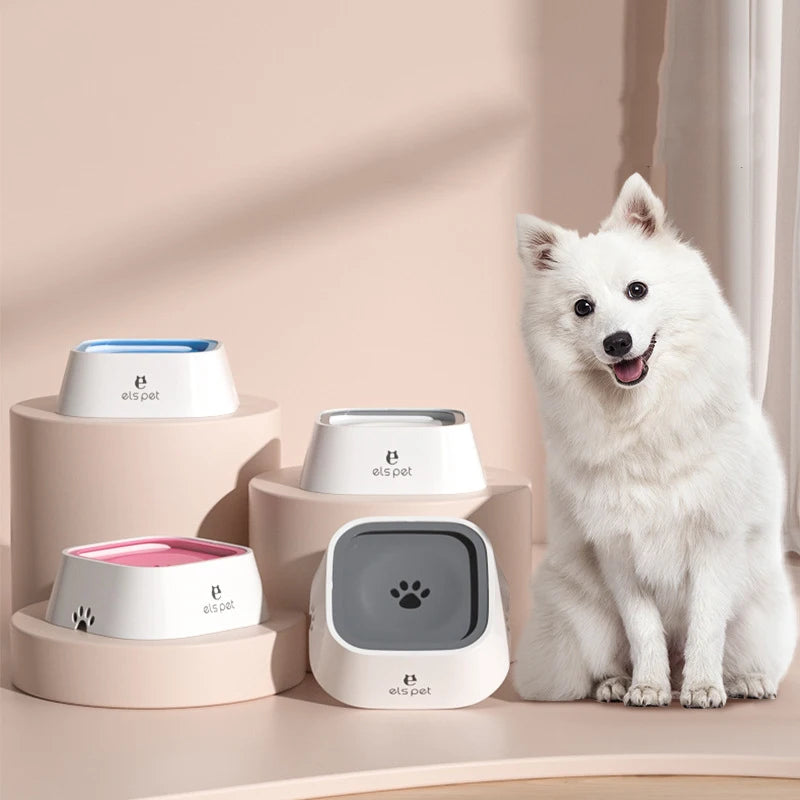 Gamelle d'Eau Anti-Éclaboussures 1L pour Chien et Chat – Fini les Sols Trempés